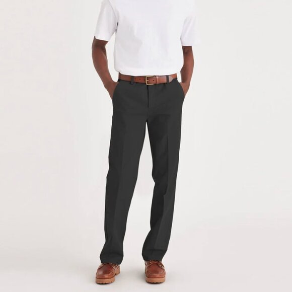 NWT Dockers Workday Khakis Straight Fit 40/30 BLACK - Picture 3 of 4